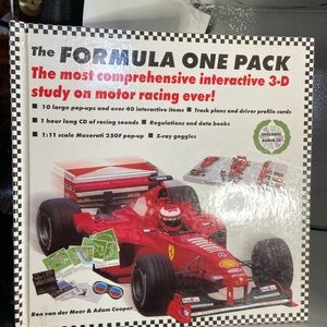 Formula One Pack by Ron Van der Meer& Adam Cooper fantastic pop-up book with CD